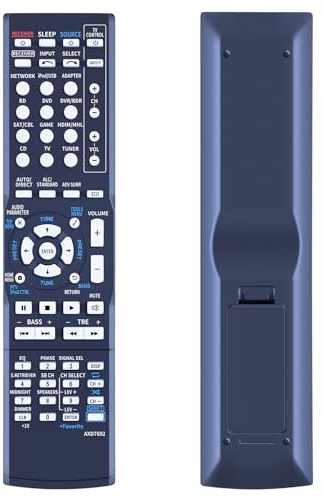 GOUYESHO AXD7692 Ersatz Fernbedienung passend für Pioneer AV Receiver Kompatibel mit VSX-43 VSX-5231 VSX-528 VSX-528-S VSX-823 VSX-823-K VSX-828 VSX-828-S