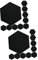 BESTonZON 24 Stk Sechskant-schalldämmplatte Akustische Absorptionsplatte Wandfliesen Aus Filz Pinnwände Für Wände Schalldämmplatten Schallschutz Für Wände Studio Zubehör Polyester Einfach