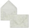 150 Briefumschläge Hellgrau marmoriert - DIN C6 - gefüttert mit weißem Seidenpapier - 90 g/m² - 11,4 x 16,2 cm - Nassklebung - NEUSER PAPIER