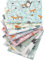 BrightGlow Baumwolle Stoff 8 Stück 25x25cm Baumwollstoff Meterware Patchwork Stoffpaket Stoffreste zum Nähen Baumwolle Stoffbündel Baumwolltuch für Patchwork Quilten DIY Handwerk Tier-Serie