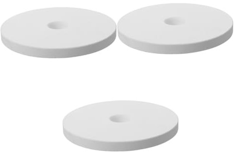 NUOBESTY 3 Pz Guarnizione Forno in Ceramica Mini Forno per Ceramica Tappetino di Supporto in Ceramica Refrattaria Pad di Cottura in Ceramica Sostenitore del Forno Ossido di Alluminio