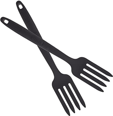 WATIIFUFU 2 Tenedores De Silicona Para Pasta Horquilla Multifunción Reutilizable Para
