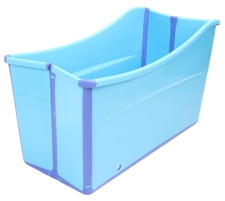 Naroote Baignoire Pliante, Grande Baignoire Pliante Facile à Ranger pour la Maison des Enfants (BLUE)