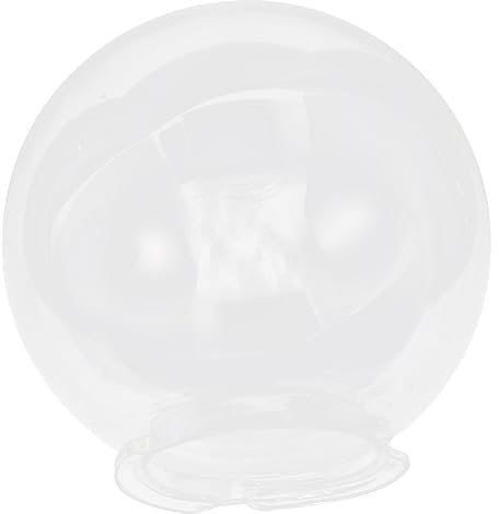 KONTONTY Ersatz Lampenschirm Für Außenleuchten Kugel Lampenschirm 20cm Transparentes Design Für Garten Und Terrassenbeleuchtung Ideal Als Ersatz Für Gartenlampen Und Wandlampen