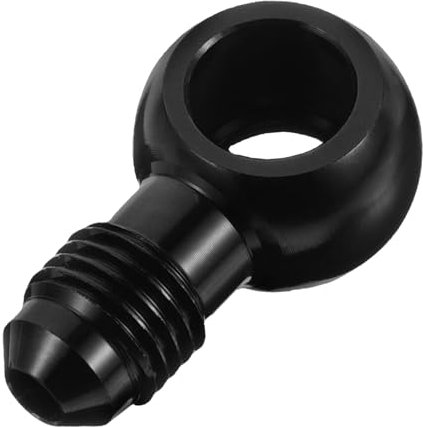 NIYANGLE Connecteur De Sortie D'huile Raccord Banjo Pour Voiture Raccord De Conduite D'embrayage Connecteur D'adaptateur De Conduite De Carburant Raccord Banjo M10 Alliage D'aluminium Black
