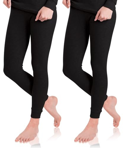 Celodoro 2er Pack Damen Ski- & Thermo Unterhosen - Lange Winter Unterhose extra Soft