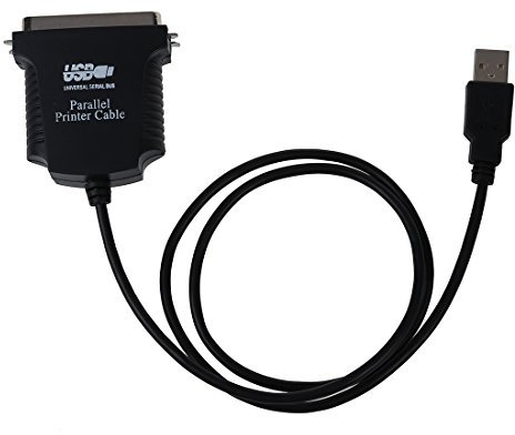 Swiixxer Neu Parallel Port DB36 Drucker USB Express Card Converter Adapter Schwarz