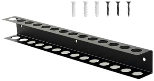 Organisateur de tournevis 14 trous porte-tournevis lourd en carbone en acier de carbone Organisateur d'offre murale Stockage pour outils pour l'atelier Garage