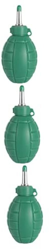 FRCOLOR 3 Stück Luftgebläse zur Linsenreinigung staubsaugerbürsten waschstaubsauger Luftbläser wasserstaubsauger Kompressor Kameragebläse Staubreiniger Reinigungsgebläse Kieselgel Green