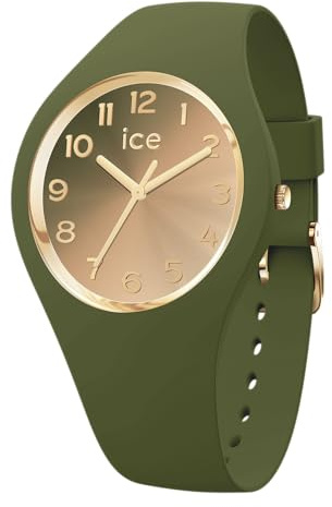 ICE-WATCH - Ice Sunset Olive Green - Grüne Damenuhr mit Silikonarmband - 024987 (Small 37mm)