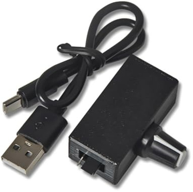 Jevina PWM-Drehzahlregler, 4-Poliger Lüfterdrehzahlregler, USB-Typ-C-Stromversorgung, DIY-Wasserkühlung, Kühlung für 4-Adrigen 12-V-Lüfter/Pumpe