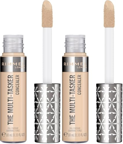 Rimmel London The Multi-Tasker Concealer 020-Fair, Compact, Concealer, Palette, 020 Messe, Mittel, Unisex, US (Packung mit 2)