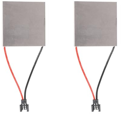 Gurtt 2pcs Fireplace Fan Generator Fireplace Fan Accessories Motor Generator Stove Burner Heating Part 40 mm