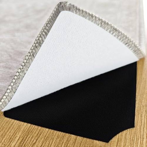 8 Paar Teppich Antirutschunterlage | Wiederverwendbare & Waschbare Antirutschmatte für Teppich | Anti Rutsch Teppichstopper als Rutschschutz – Antirutsch Pads ohne Rückstände für Holzböden