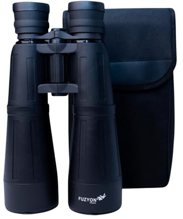Fuzyon 9x63 Fernglas 9X Vergrößerung 63mm Objektiv Super Hell Beobachtung & Jagd bei Schwachem Licht Wasserdicht BaK‑4 Stoßfest