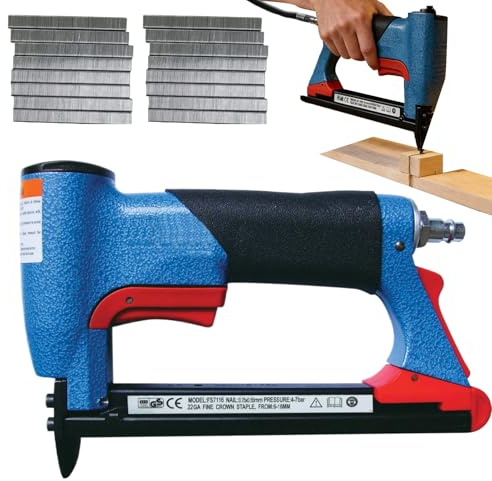 Compressed Air Nailer - 4-8 Bar High Performance Compressed Air Nail Remover | For Trim, Furniture Construction, Upholstery, Flooring, DIY, Framing Work