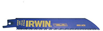 Irwin 10506427 610R Sabre Saw Blade for Metal and Wood Cutting, 150mm, Pack of 2