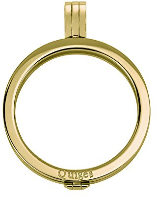 Quiges Or Acier Inoxydable Interchangeable Medaillon Pendentif Coin 33mm Grand