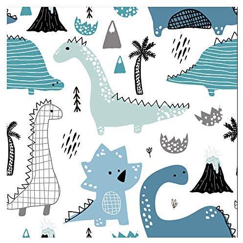 murando - Vlies Tapete Deko Panel Fototapete Kinderzimmer Wandtapete Wanddeko 10 m Tapetenrolle Mustertapete Wandtapete modern design Dekoration - Dinosaurier Dino für Kinder Junge e-B-0013-j-a