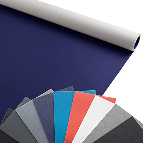 Primaflor PVC Bodenbelag Meterware - EXPOTOP, 2,00m x 3,00m, Blau, Messeboden, Vinyl-Boden für Küche, Wohn- und Badezimmer, Hochwertige Auslegware, Anti-Rutsch, Nicht Reflektierende Oberfläche