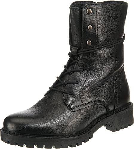 Geox D Hoara E, Stivaletti Donna, Nero, 37 EU