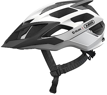 ABUS Montainbike-Helm Moventor Quin - Smarter Fahrradhelm mit Crash-Erkennung und SOS-Alarm-System - für Damen und Herren