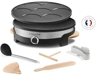 Crêpière Lagrange Tradi'® Duo 1500 W Noir