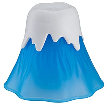 Tuzsocr Smart Microwave Steam Cleaner, Erupting Volcano Steam Cleaner,Microwave Cleaner Thoroughly Clean in Minutes, Steam Clean Kitchen Gadget Cleaning Tool, for Home or Office. (blue and white)