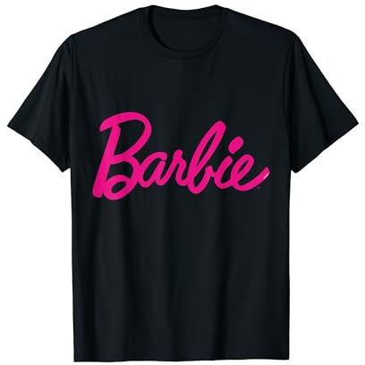 Barbie-Logo für Damen, offizielles rosa Logo T-Shirt