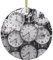 Uhr Kunstdruck Personalisierte Weihnachtskugel, Keramik Runde Weihnachten Hängende Ornament, Weihnachtsbaum Dekoration Für Freund Freundin Frau Xmas Geschenke