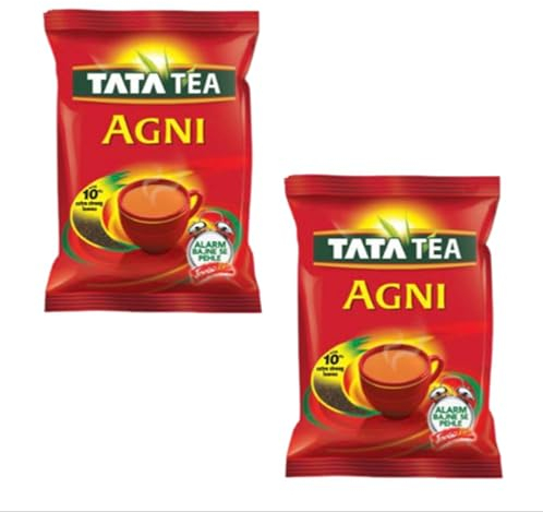 Generic Tata Tee Agni (Bundle aus 2 x 250g) - Intensiver Teegenuss aus Indien