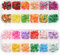 2 Boxes Crystal Mash Clay Fruit Flower Candy Nail Art Mini Slices Resin Making Charms for Crafts Cellphone Decoration DIY