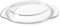 KICHOUSE Microwave Oven Glass Lid Microwave Splatter Cover Glass Transparent for Food - Cookware & Bakeware Serving Dish Cover, Plate Splatter Guard Lid Food Grade Dishwasher Safe