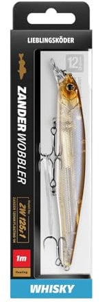 Lieblingsköder Zanderwobbler 125mm 20g - Wobbler zum Zanderangeln, Farbe Lieblingsköder:Whisky