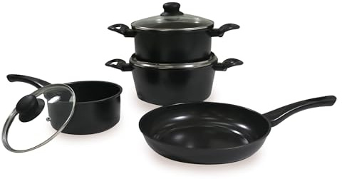 Carter & Clay 7 Piece Cookware Pots & Pans Set
