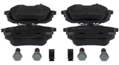 Bosch BP217 - Auto Bremsbeläge hinten - 1 Set mit 4 Bremsbelägen | Bosch-Qualität - für weniger Bremsgeräusche und Bremsstaub - ECE-R90 zertifiziert - kupferfrei