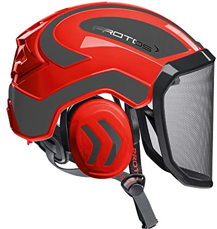 Protos Integral Arborist – Albero Cura Casco (Rosso/Grigio)