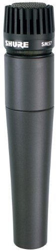 Shure SM57-LC Microfono Dinamico Cardioide (Cavo non incluso) per karaoke, live, strumenti