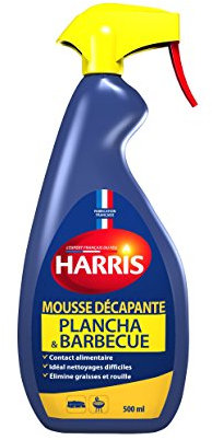 Harris Mousse Décapante Plancha & BBQ 500 ml - Lot de 4