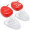 AIESI® Pocket Mask professionelle maske beatmungsmaske für beatmung mund zu mund mit einwegventil und filter (Packung mit 2 Stück), CPR Mask-Resuscitator