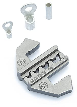 Wirefy Matriz de Engarce para Terminales sin Aislamiento - 0,75-10 mm² y Terminales Anderson Powerpole #16/10/6/4