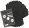 200x Kraftpapier schwarz Bastel- Bogen A6-105 x 148mm - Bastelpapier, Tonpapier, Buntpapier, Fotokarton, Postkarten aus Natur-Karton - 240 g/m²