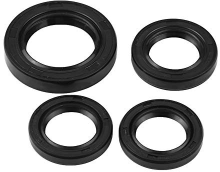 EVGATSAUTO Sostituzione 4 pezzi Guarnizione paraolio motore, paraolio albero motore motore adatto per la maggior parte GY6 152QMI 157QMJ, ciclomotori ATV scooter, go