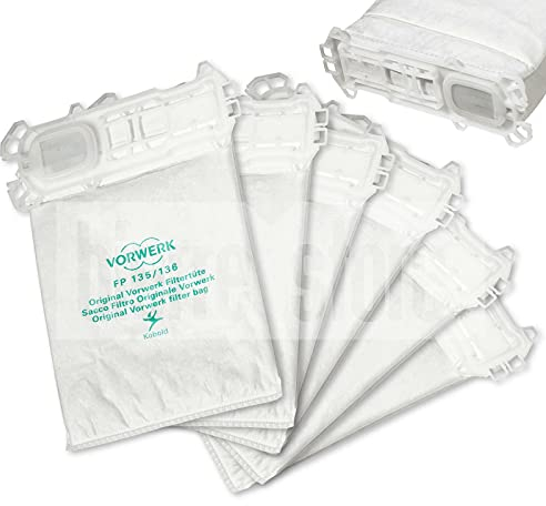 SACCHETTI VK 135 VK 136 SUPER FILTRELLO ORIGINALI FP135 FP136