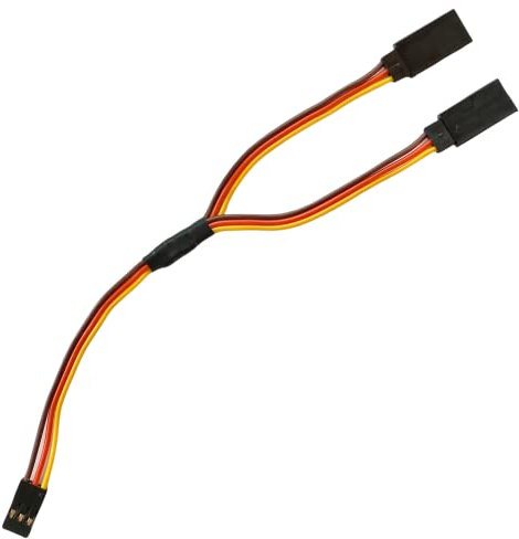 1x Stück Servo Y Verlängerungskabel V Kabel Y-Kabel Verlängerung Verteiler Splitter kompatibel zu JR Futaba Robbe Graupner Hitec 15cm 22AWG RC