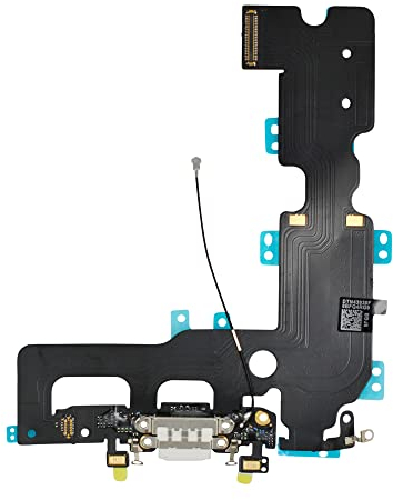 XMITEC Ladebuchse Dock Connector für Apple iPhone (für iPhone 7 Plus, weiß)