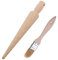 Westmark Set: 1 Waffel-/Eiserhörnchenformer + 1 Backpinsel, Holz, Hellbraun, Woody, 300522E6