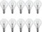 NCC-Licht 10 x Eco Halogen Leuchtmittel P45 Tropfen 28W = 34W E14 klar dimmbar warmweiß