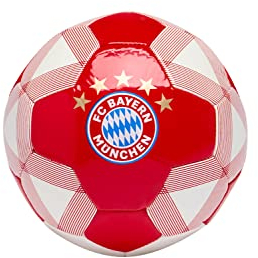FC Bayern München Mini-Fußball Rot/Weiß | Größe 1 I Spielball