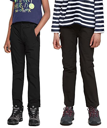 Regatta Childrens/Kids Highton Trousers (11-12 Years) (Black)
